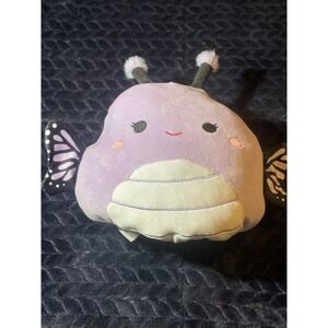Squishmallow Flip-A-Mallow Rutabaga Catapiller 1 side, Lavender Butterfly other